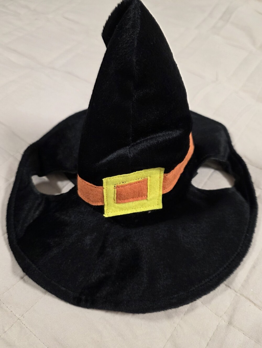 Plush Puppies Halloween Witch Hat For Dog
